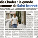 Article Nice-Matin – Julie Charles : la grande inconnue de Saint-Jeannet