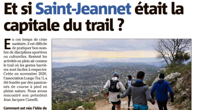 Presse : Et si Saint-Jeannet était la capitale du trail ?