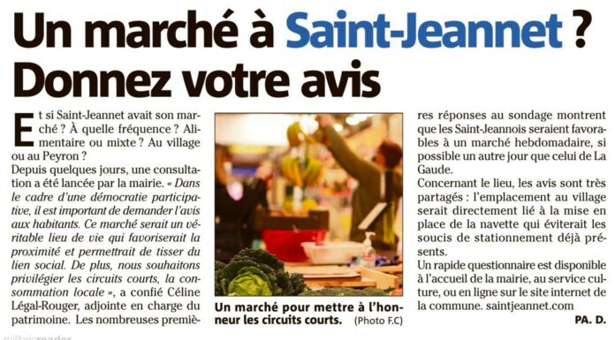 Presse – 10 avril 2021