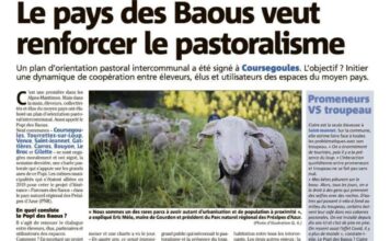 Presse – Le Pays des Baous veut renforcer le pastoralisme