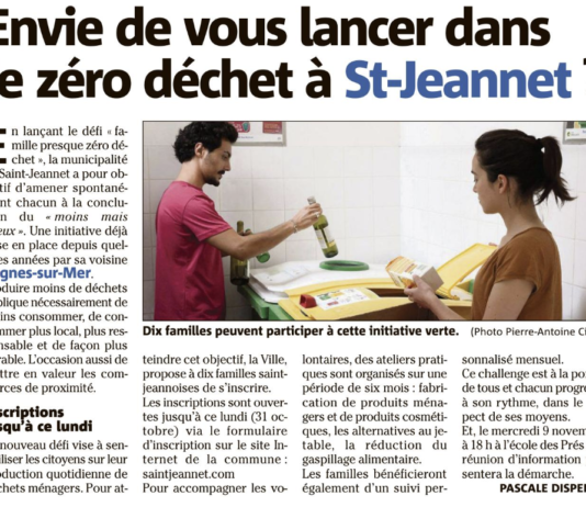 Presse : Nice-Matin 26/10/2022