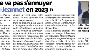 Presse : Nice-Matin 16/01/2023