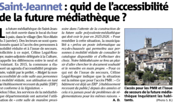 Presse : Nice-Matin 17/01/2023