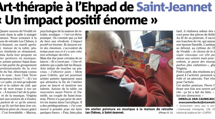 Presse : Nice-Matin 26/01/2023