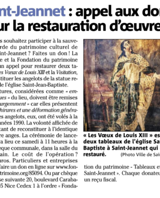 Presse : Nice-Matin 03/03/2023