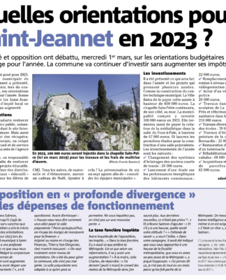 Presse : Nice-Matin 10/03/2023