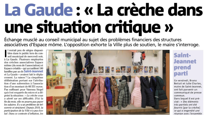 Presse : Nice-Matin 13/03/2023