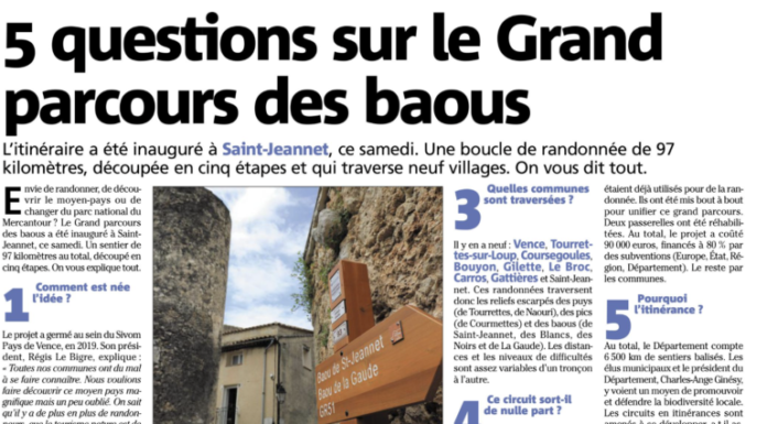Presse : Nice-Matin 11/06/2023