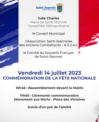 COMMÉMORATION DE LA FÊTE NATIONALE