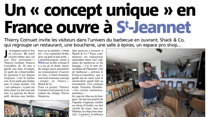 Presse : Nice-Matin 18/08/2023