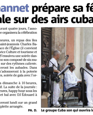Presse : Nice-Matin 21/08/2023
