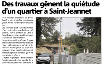 Presse : Nice-Matin 19/10/2023
