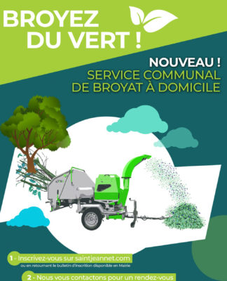 Service de broyat à domicile