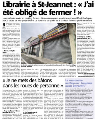 Presse : Nice-Matin 30/10/2023