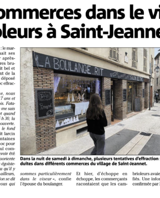 Presse : Nice-Matin 13/12/2023