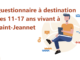 Questionnaire à destination des 11-17 ans vivant à Saint-Jeannet