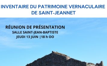 INVENTAIRE DU PATRIMOINE VERNACULAIRE DE SAINT-JEANNET