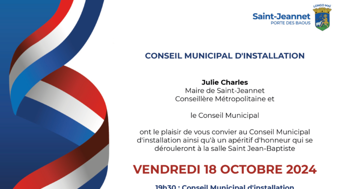 CONSEIL MUNICIPAL D’INSTALLATION