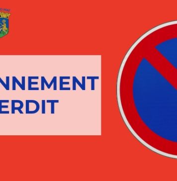 Interdiction de stationner : Parking Veyssi