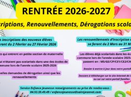 Inscriptions scolaires