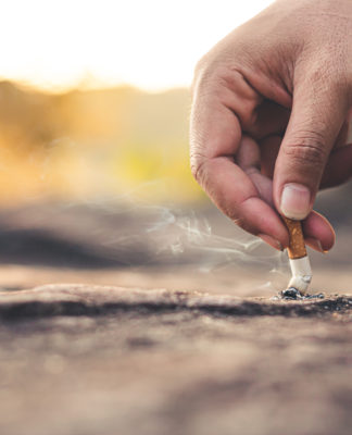 Lutte contre les mégots jetés dans la nature