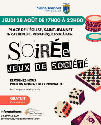 Soirée jeu de société