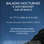 Balades nocturnes sur les Baous