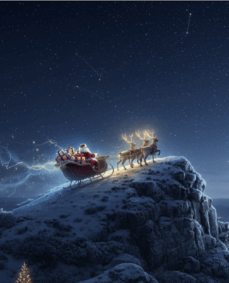 Le père Noël s’installe à Saint-Jeannet