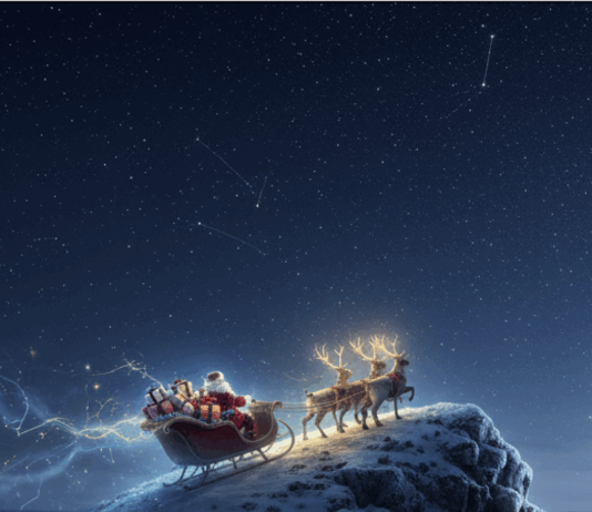 Le père Noël s’installe à Saint-Jeannet