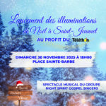 Lancement des illuminations de Noël