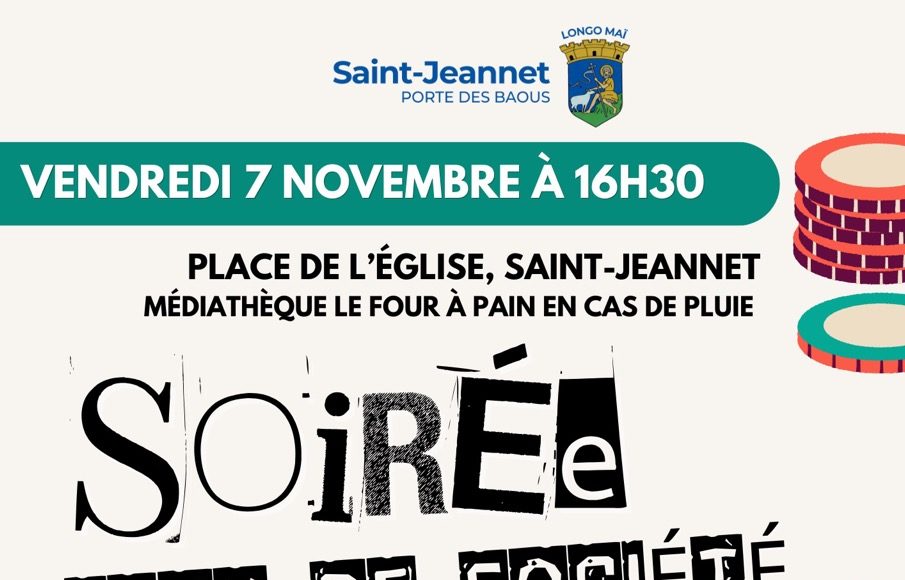 Soirée jeux de société