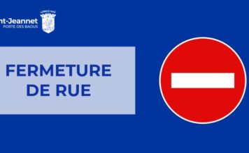 Fermeture rue : chemin de la Tourraque et le chemin du Peyron