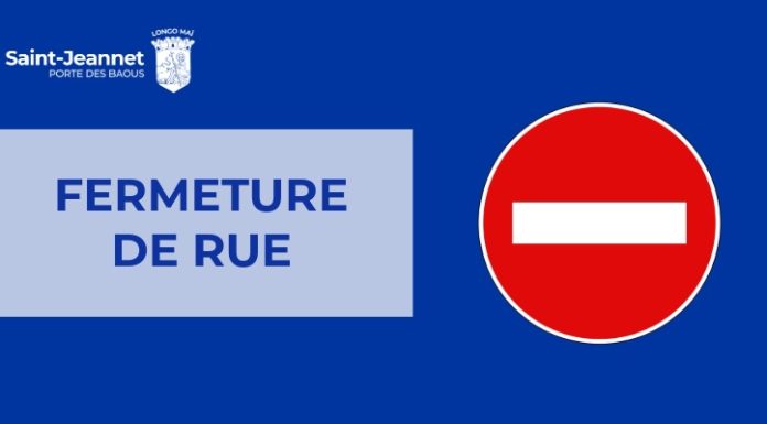 Fermeture rue : chemin de la Tourraque et le chemin du Peyron
