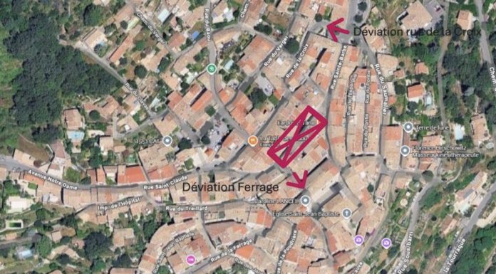 INFORMATION TRAVAUX – Rue du Château (côté Mairie)