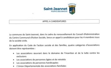 Appel à candidature : CCAS