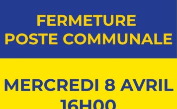 Fermeture La poste communale