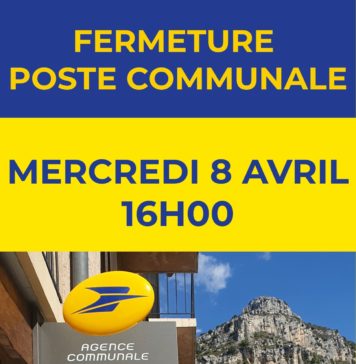 Fermeture La poste communale