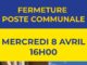 Fermeture La poste communale