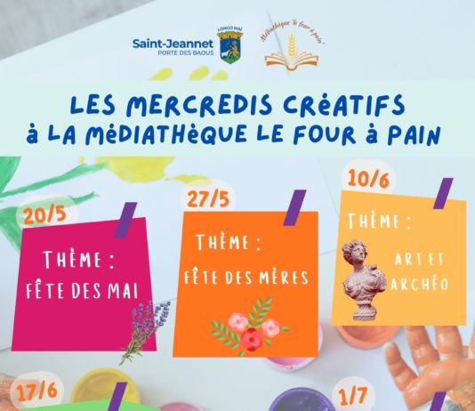 🎨 Les mercredis créatifs arrivent à la Médiathèque Le Four à Pain !