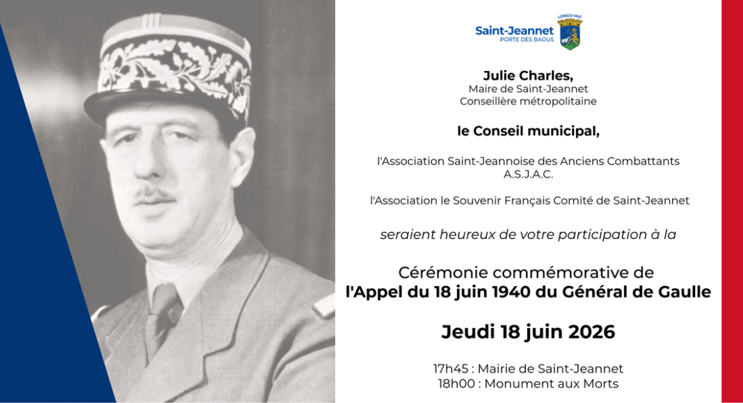 Cérémonie de l’appel du 18 juin 1940