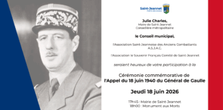 Cérémonie de l’appel du 18 juin 1940