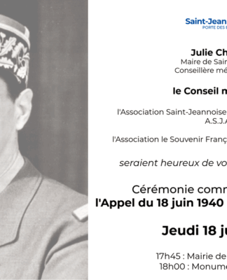 Cérémonie de l’appel du 18 juin 1940