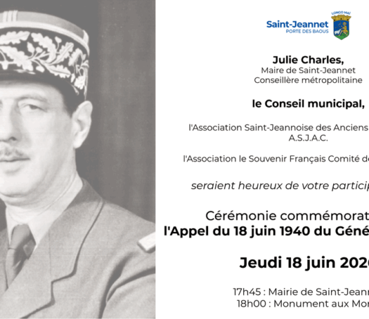 Cérémonie de l’appel du 18 juin 1940