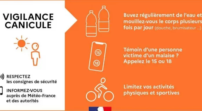Vigilance orange canicule dans les Alpes-Maritimes
