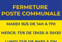 Fermeture La poste communale