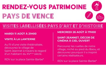 Cet été, partez à la découverte du patrimoine du Pays de Vence ! 🏛️🌿