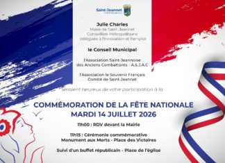 🇫🇷 Commémoration de la Fête Nationale – 14 Juillet 2026 🇫🇷
