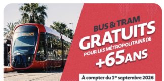 🚌 Bus et Tram GRATUITS pour les Métropolitains de 65 ans et plus !