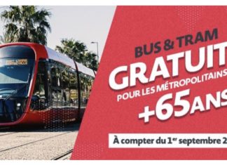 🚌 Bus et Tram GRATUITS pour les Métropolitains de 65 ans et plus !