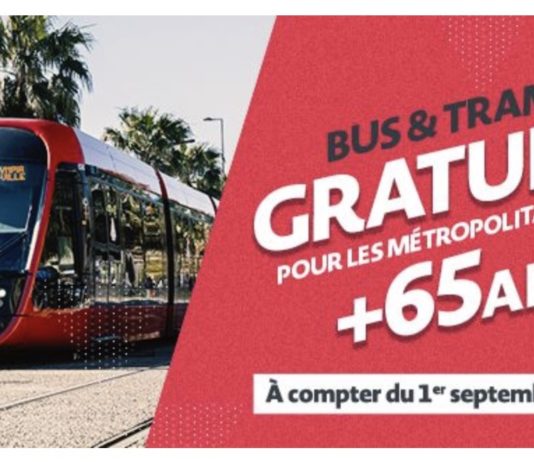🚌 Bus et Tram GRATUITS pour les Métropolitains de 65 ans et plus !